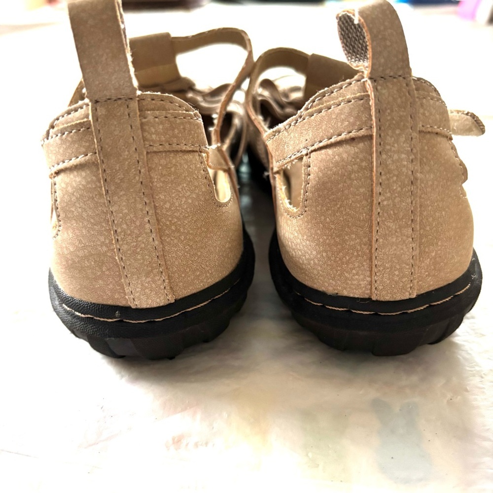 JBU Juliet casual Slip on Sandals Memory Foam SZ 9 W Worn 1X Indoors Like New - Picture 6 of 13
